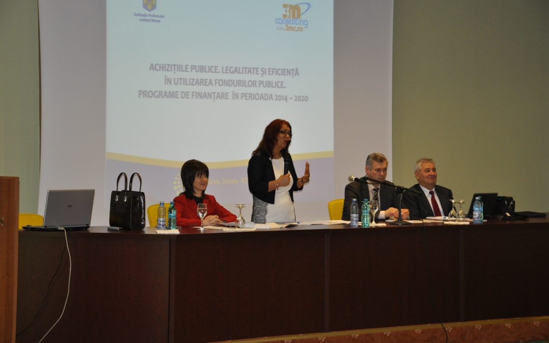 Conferința cu tema: „Achizițiile publice. Legalitate și eficienţă în utilizarea fondurilor publice. Programe de finanțare în perioada 2014-2020” – Ediția a şasea