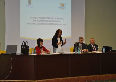 Conferința cu tema: „Achizițiile publice. Legalitate și eficienţă în utilizarea fondurilor publice. Programe de finanțare în perioada 2014-2020” – Ediția a şasea